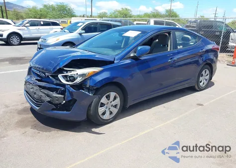 2016 Hyundai Elantra Se z USA, uszkodzony, nr VIN 5NPDH4AE5GH771949